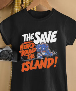 The save heard round the New York Islanders shirt