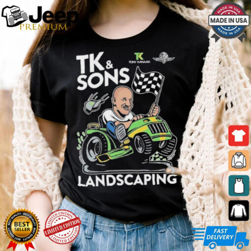 Tony Kanaan TK And Sons Landscaping Indianapolis Motor Speedway T shirts