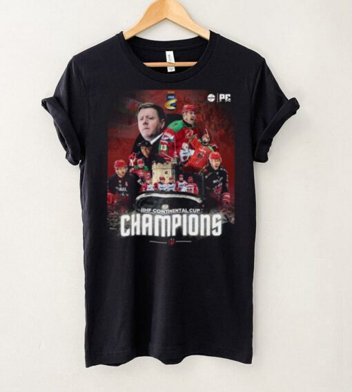 Top Cardiff Devils 2025 Iihf Hockey Continental Cup Champions Poster Shirt