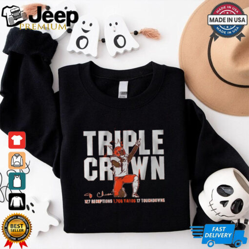 Top Ja’Marr Chase Triple Crown Signature Shirt