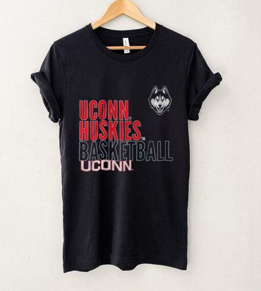 UConn Basketball_ Text Logo Overlay Shirt