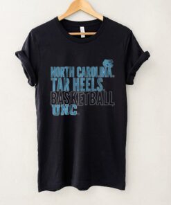 UNC Basketball_ Text Logo Overlay Shirt