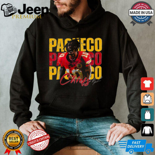 Vintage Isiah Pacheco 10 Kansas City Chiefs Football Players Super Bowl 2025 T Shirt