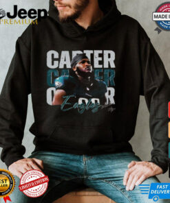 Vintage Jalen Carter 98 Philadelphia Eagles Football Players Super Bowl 2025 T Shirt