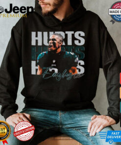 Vintage Jalen Hurts 1 Philadelphia Eagles Football Players Super Bowl 2025 T Shirt