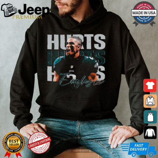 Vintage Jalen Hurts 1 Philadelphia Eagles Football Players Super Bowl 2025 T Shirt