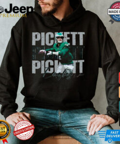 Vintage Kenny Pickett 7 Philadelphia Eagles Football Players Super Bowl 2025 T Shirt