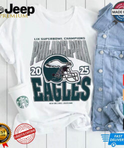 Vintage Lix Super Bowl Champions 2025 New Orleans Philadelphia Eagles T Shirt