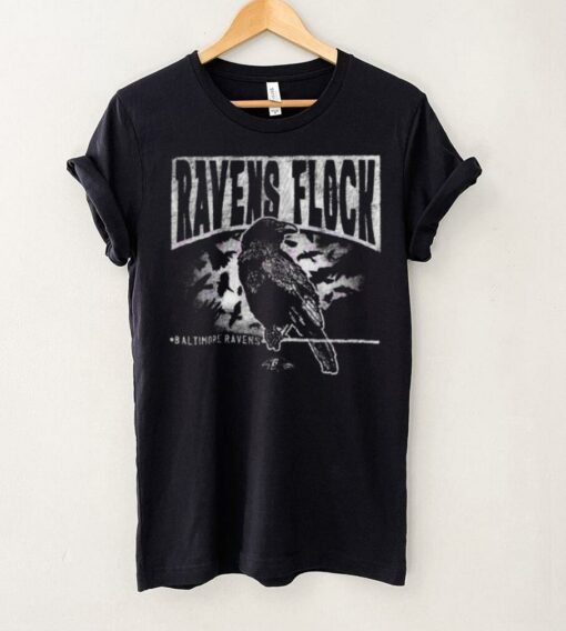 Vintage Ravens Flock Baltimore Ravens Football Mascot T Shirt