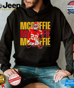 Vintage Trent Mcduffie 22 Kansas City Chiefs Football Players Super Bowl 2025 T Shirt