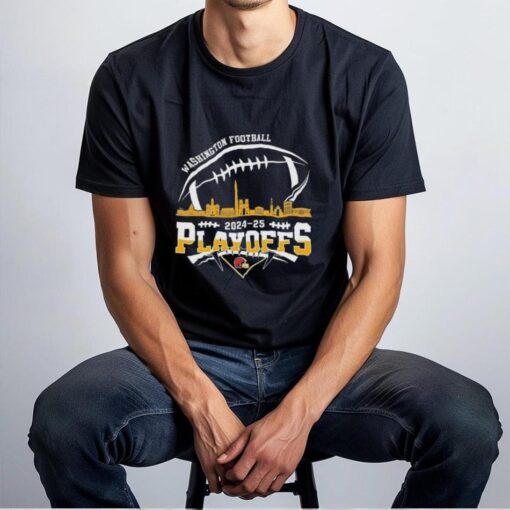 Washington American Football 2024 25 Playoffs Skyline Shirt