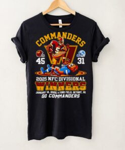 Washington Commanders 2025 NFC Divisional winners score mascot shirt