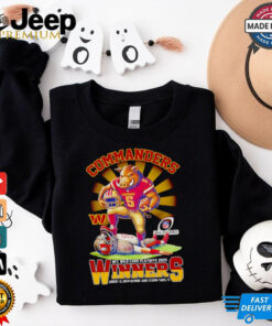 Washington Commanders NFC Wild Card Playoffs 2025 winners mascot shirt