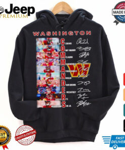 Washington Commanders Olamide Zaccheaus Bobby Wagner Terry Mclaurin Jeremy Mcnichols signatures shirt