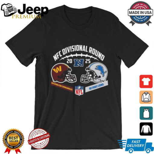 Washington Commanders Vs Detroit Lions Head To Head NFC Divisional Round 2024 25 NFL Playoffs Classic Shirt
