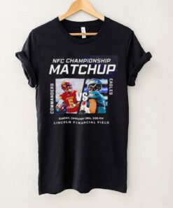 Washington Commanders Vs Philadelphia Eagles At Lincoln Financial Field On Sunday January 26th 2025 shirt