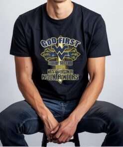 West Virginia Mountaineers God First Family Second Shirt