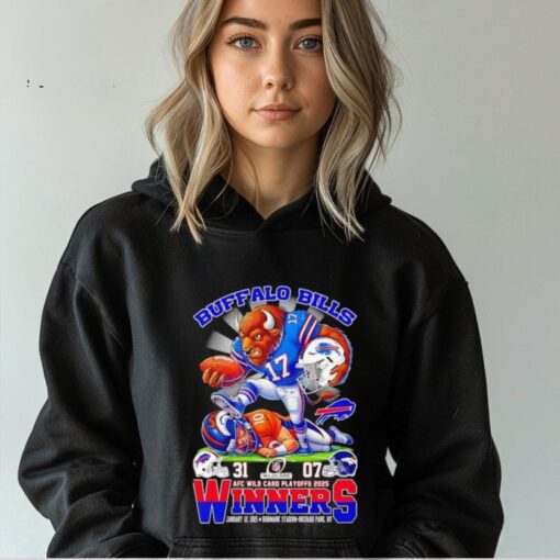 Buffalo Bills vs Denver Broncos AFC Wild Card Playoffs winners 2025 shirt