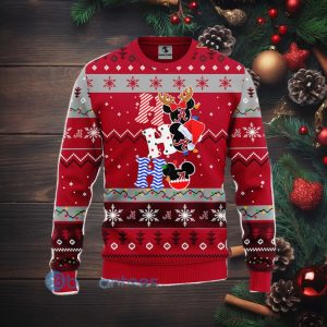 Alabama Crimson Tide NCAA Team HoHoHo Mickey Funny Men And Women Christmas Gift 3D Ugly Christmas Sweater