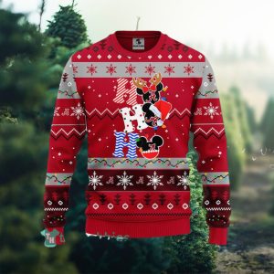 Alabama Crimson Tide NCAA Team HoHoHo Mickey Funny Ugly Christmas Sweater Sport Fans Men And Women Christmas Gift