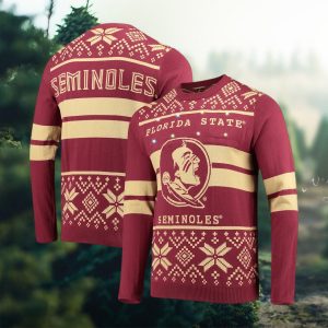 Florida State Seminoles Two Stripe Light Up Pullover Sweater