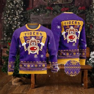 LSU Tigers Ugly Christmas Sweater Irresistible LSU Gift Set
