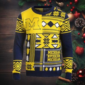 Michigan Wolverines Ugly Christmas Sweater
