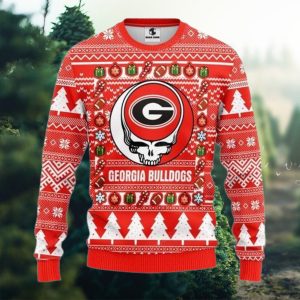 Ncaa Georgia Bulldogs Grateful Dead Ugly Christmas Sweater, All Over Print Sweatshirt, Ugly Sweater, Christmas Sweaters, Hoodie, Sweate