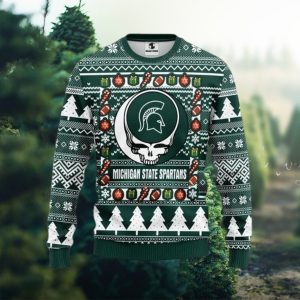 Ncaa Michigan State Spartans Ugly Christmas Sweater, All Over Print Sweatshirt, Ugly Sweater, Christmas Sweaters, Hoodie, Sweater